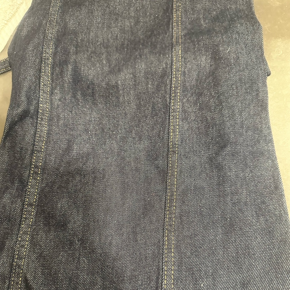 Zara NWT denim jeans . Wide leg with seam down legs. Cute style! - Picture 12 of 14